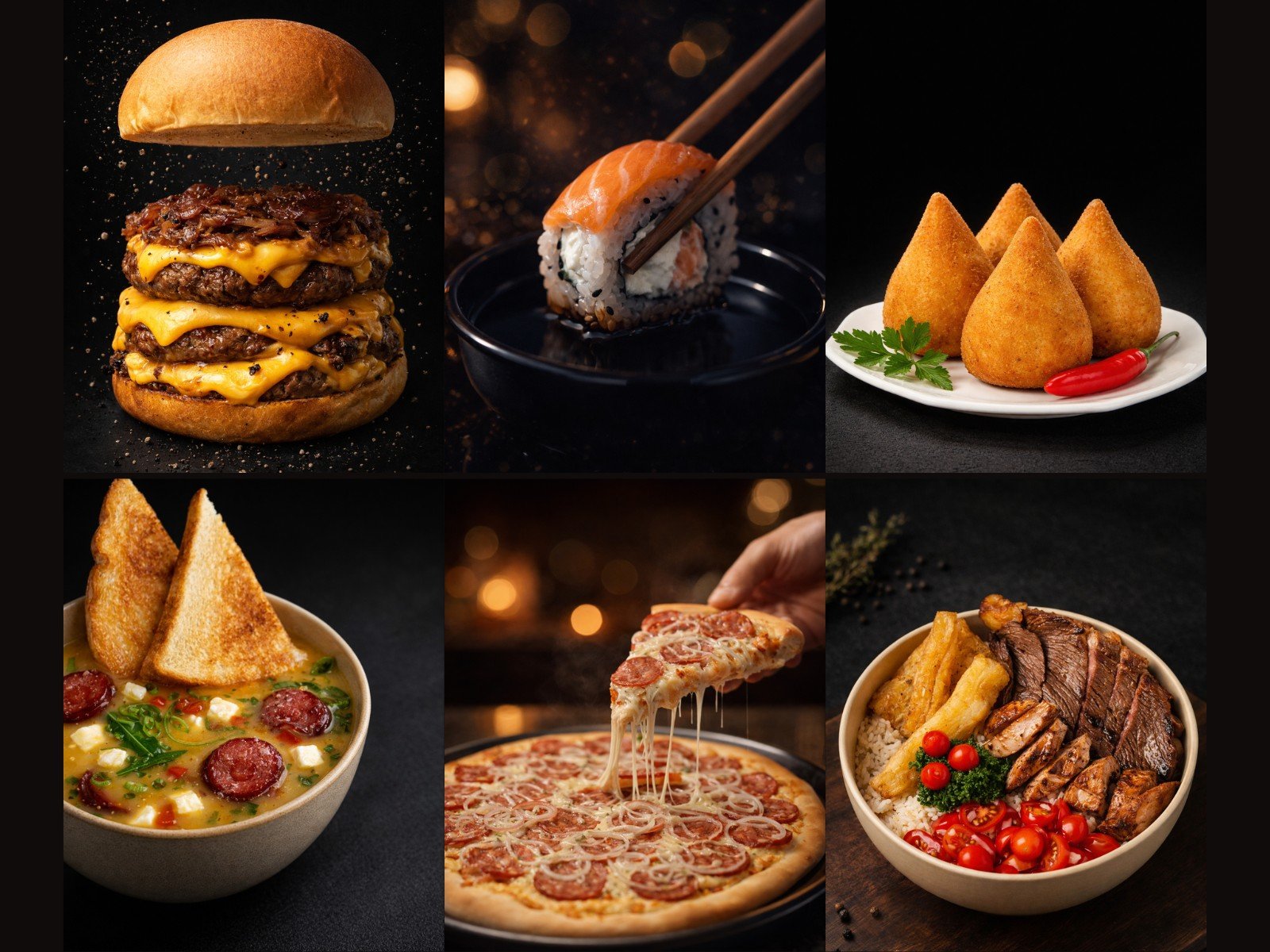 Ensaio fotográfico gerado pelo Foodesigner